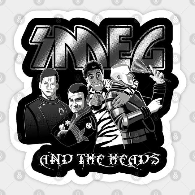 SMEG and the Heads Sticker by AriesNamarie